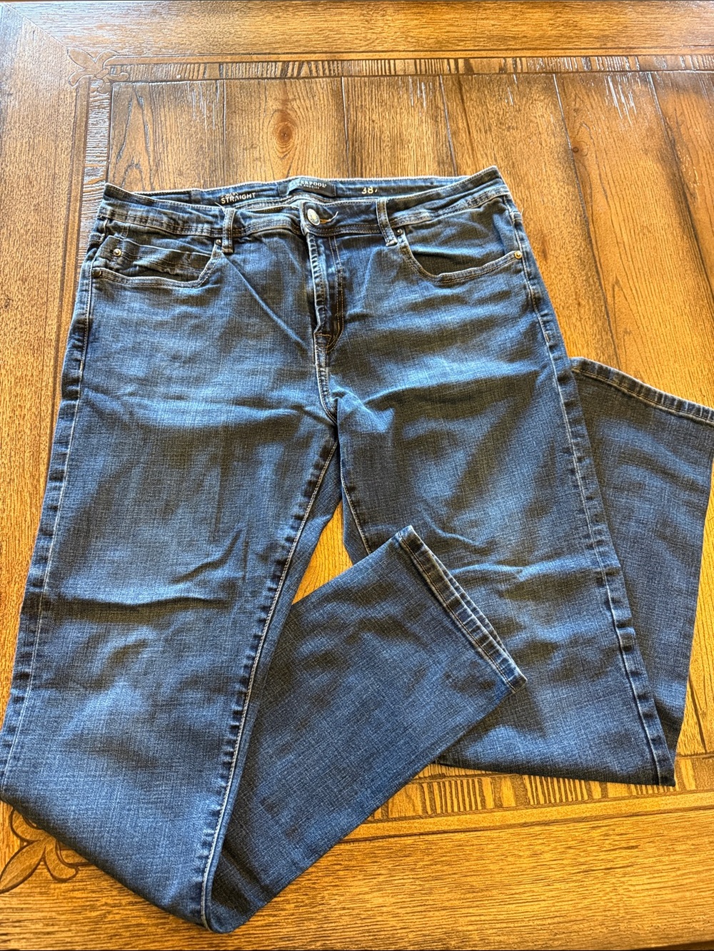 Liverpool Men's Straight Jeans in Dark Blue Wash
